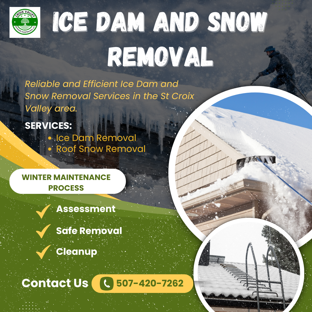 Ice Dam and Snow Removal Services Osceola Wisconsin